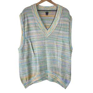 Urban Outfitters BDG Pastel Selena Oversized Sweater Vest